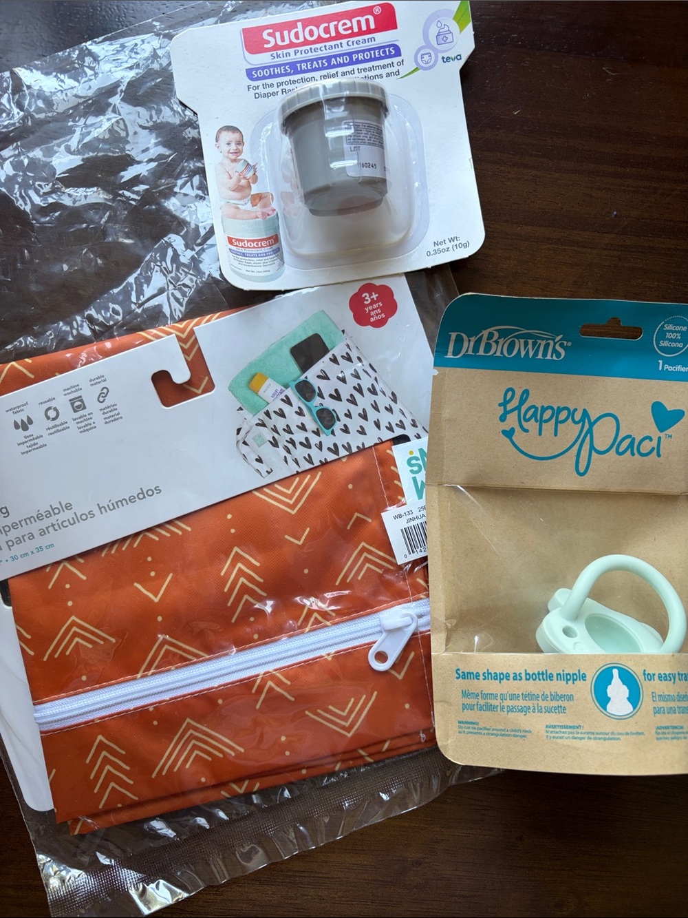 Baby Bundle - Dr. Browns Happy Paci, Bumkins Wet Bag & Sudocrem Skin Protectant